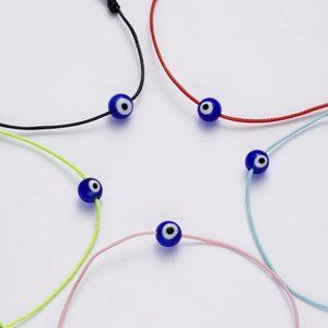evil eye adjustable bracelet
